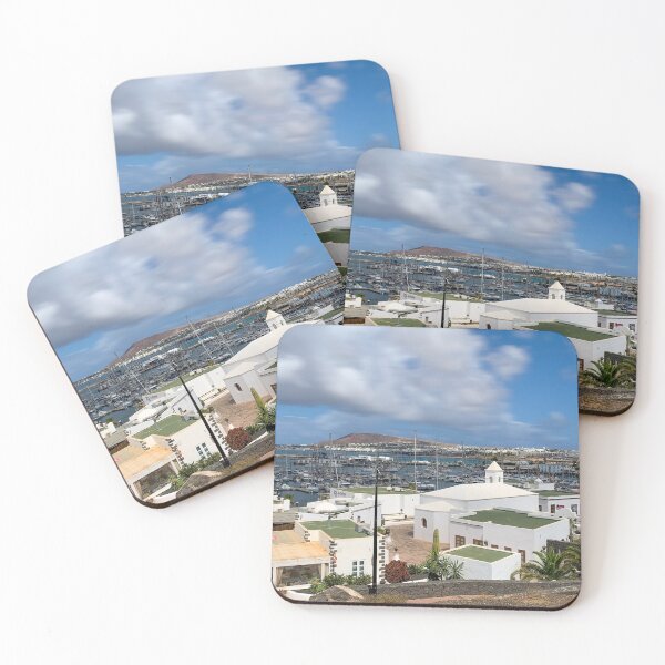 Item preview, Lanzarote and Playa Blanca Marina from Above designed and sold by RJW Images.
