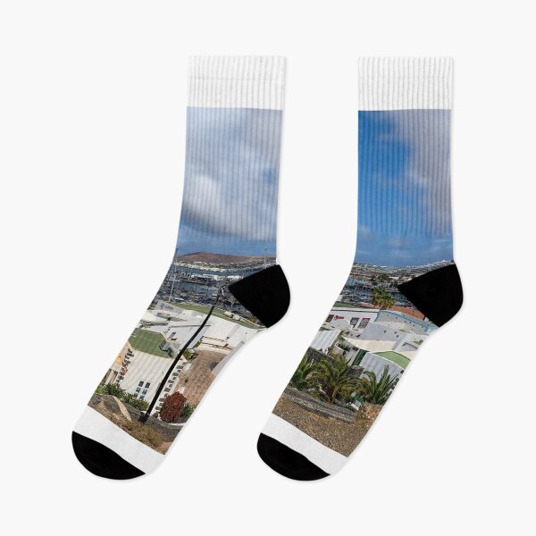 Item preview, Lanzarote and Playa Blanca Marina from Above designed and sold by RJW Images.