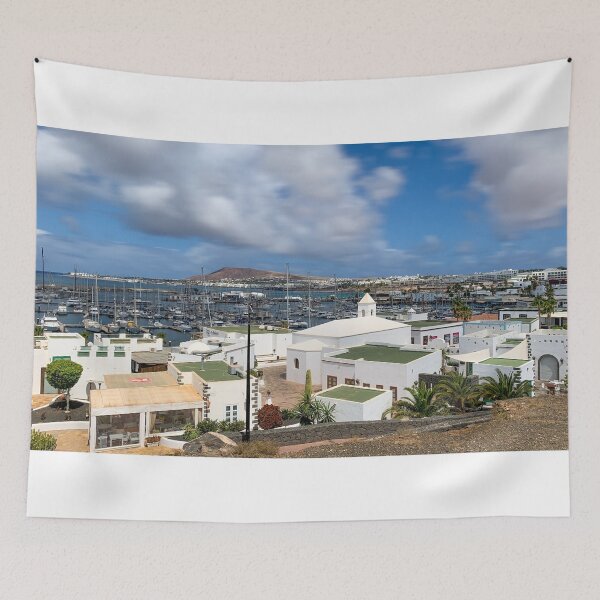 Item preview, Lanzarote and Playa Blanca Marina from Above designed and sold by RJW Images.