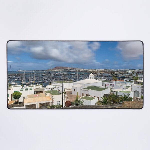 Item preview, Lanzarote and Playa Blanca Marina from Above designed and sold by RJW Images.