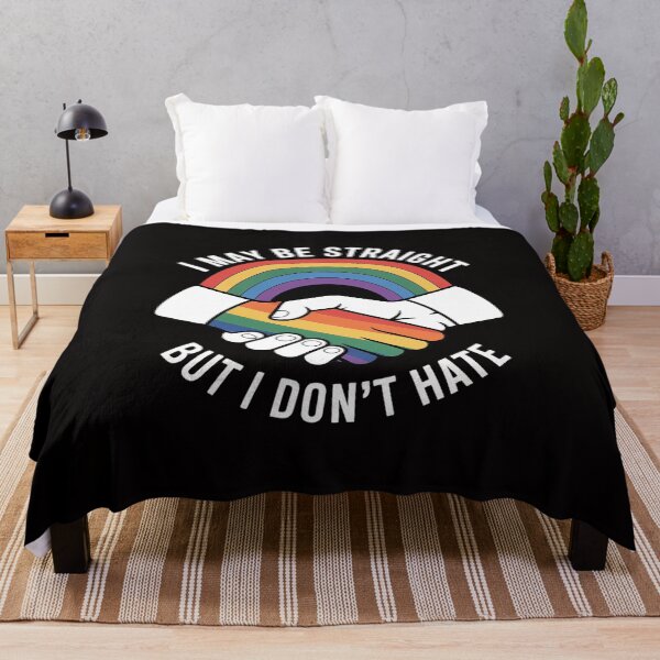 Item preview, I May Be Straight But I Don't Hate LGBT Gay Pride designed and sold by DarioRosales.