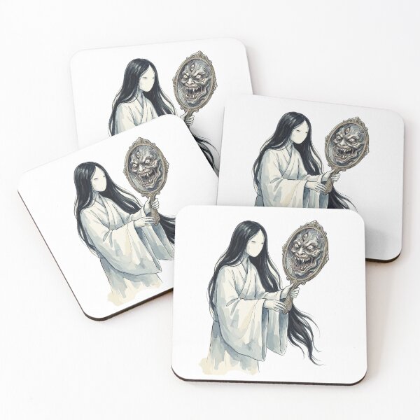 Item preview, Japanese Folklore: Yurei's Mirror Reflection Horror designed and sold by bapupa.