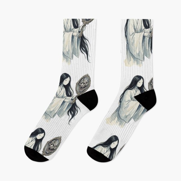Item preview, Japanese Folklore: Yurei's Mirror Reflection Horror designed and sold by bapupa.