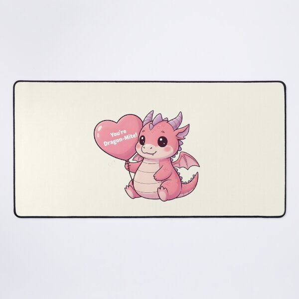 Item preview, Dragon-Mite! Kawaii Pink Dragon - Aesthetic Year of the Dragon 2026 - Valentines Gift Art designed and sold by arup7980.