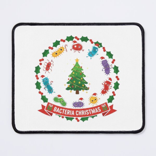Item preview, Cute Christmas Bacteria – Funny Cartoon Germ Design designed and sold by sma44.