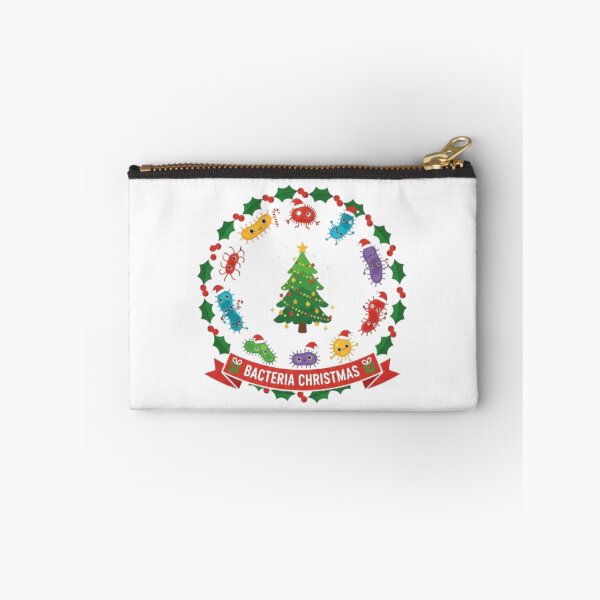 Item preview, Cute Christmas Bacteria – Funny Cartoon Germ Design designed and sold by sma44.