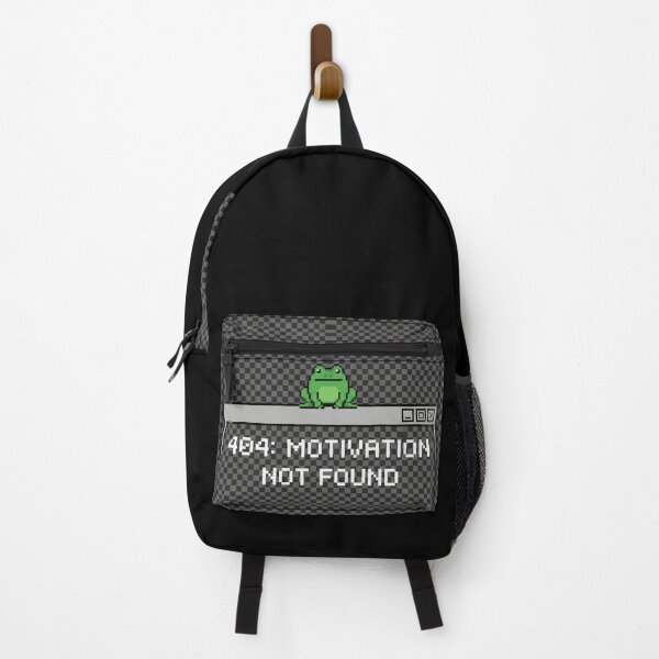 Item preview, 404: Motivation Not Found – Frogcore Pixel Art Design designed and sold by PigiArt.