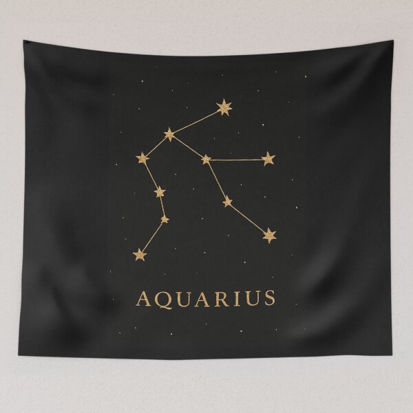 Item preview, Aquarius Constellation Aquarius Astrology Celestial Gold Minimalist designed and sold by Lyvion design.