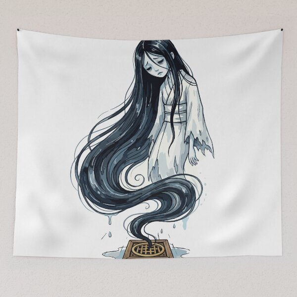 Item preview, Japanese Folklore: Yurei's Wet Hair Drain designed and sold by bapupa.