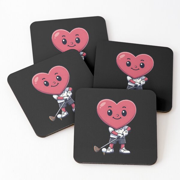 Item preview, Heart Golfer – Valentine Golf Character designed and sold by dudelinart.