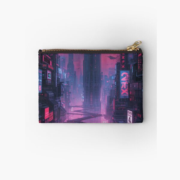 Item preview, Neon Cyberpunk City – Y2K Futuristic Asian Cityscape2 designed and sold by Gadet100.