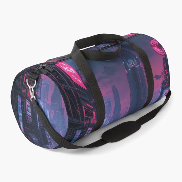 Item preview, Neon Cyberpunk City – Y2K Futuristic Asian Cityscape2 designed and sold by Gadet100.