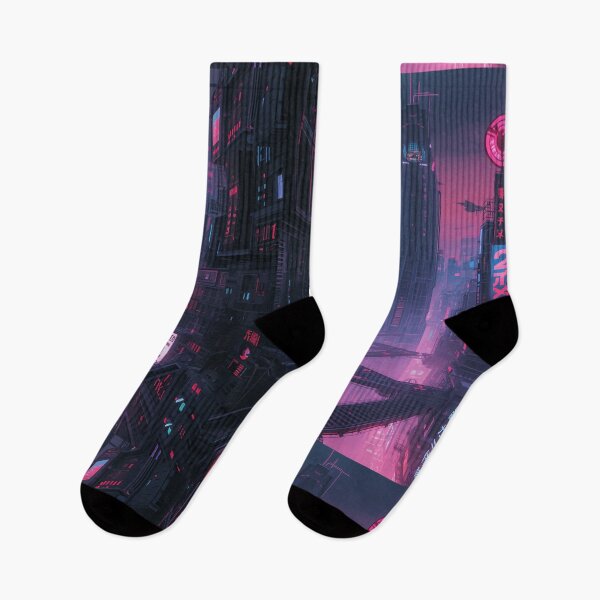 Item preview, Neon Cyberpunk City – Y2K Futuristic Asian Cityscape2 designed and sold by Gadet100.