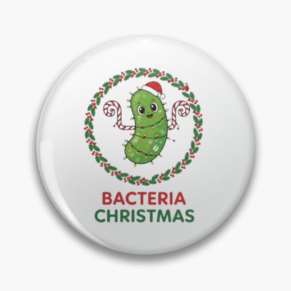 Item preview, Merry Germmas – Cute Cartoon Bacteria Christmas Art designed and sold by sma44.