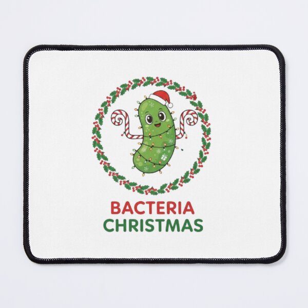 Item preview, Merry Germmas – Cute Cartoon Bacteria Christmas Art designed and sold by sma44.