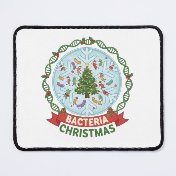 Item preview, Funny Christmas Germ – Cute Cartoon Bacteria Illustration designed and sold by sma44.