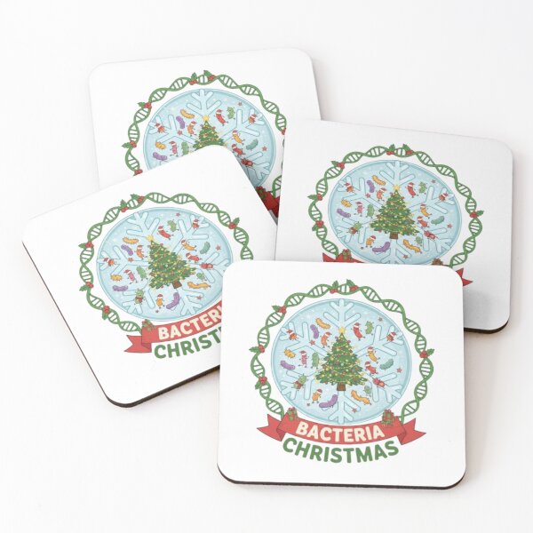 Item preview, Funny Christmas Germ – Cute Cartoon Bacteria Illustration designed and sold by sma44.