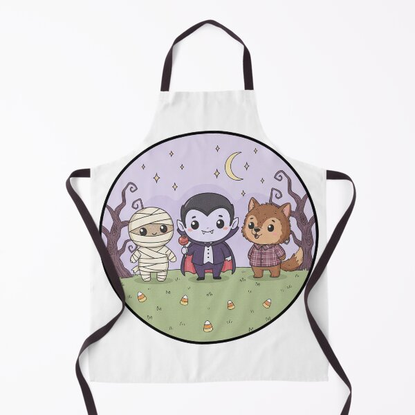 Item preview, Monster Squad Frightfully Cute: Chibi Vampire, Mummy & Werewolf Trio designed and sold by GeminiDaydreamer.