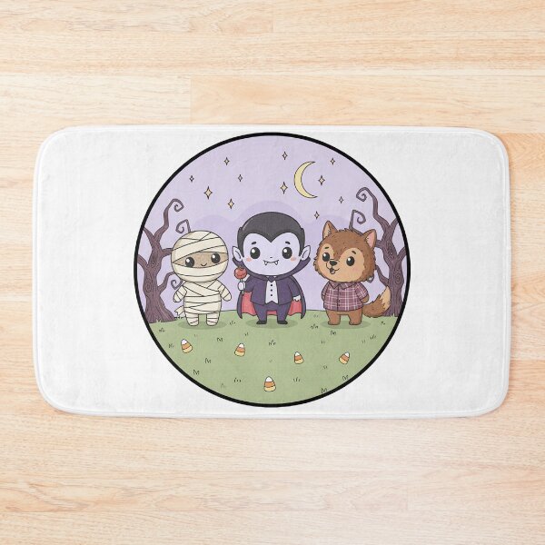Item preview, Monster Squad Frightfully Cute: Chibi Vampire, Mummy & Werewolf Trio designed and sold by GeminiDaydreamer.