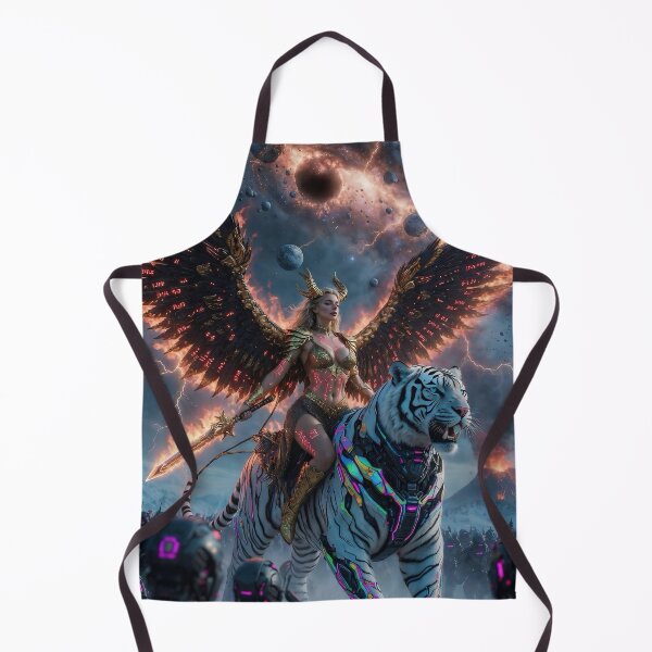 Item preview, Cosmic Inferno Queen – Apocalypse Rider designed and sold by SunsetAngelsAI.