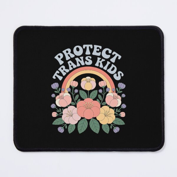 Item preview, Protect Trans Kids LGBT Gay Transgender Pride Floral designed and sold by RsFilsingerArt.