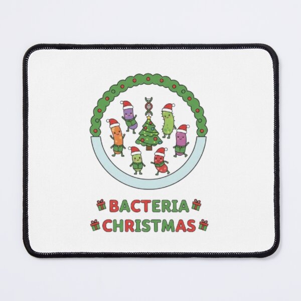 Item preview, Festive Cartoon Bacteria – Cute & Funny Christmas Design designed and sold by sma44.