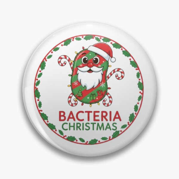 Item preview, Jolly Christmas Germ – Adorable Cartoon Bacteria designed and sold by sma44.