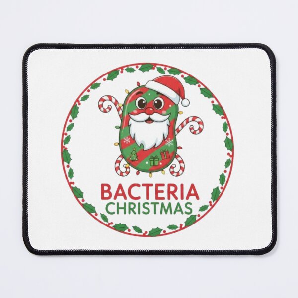 Item preview, Jolly Christmas Germ – Adorable Cartoon Bacteria designed and sold by sma44.