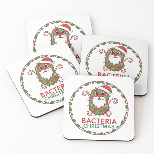 Item preview, Jolly Christmas Germ – Adorable Cartoon Bacteria designed and sold by sma44.