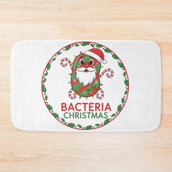 Item preview, Jolly Christmas Germ – Adorable Cartoon Bacteria designed and sold by sma44.