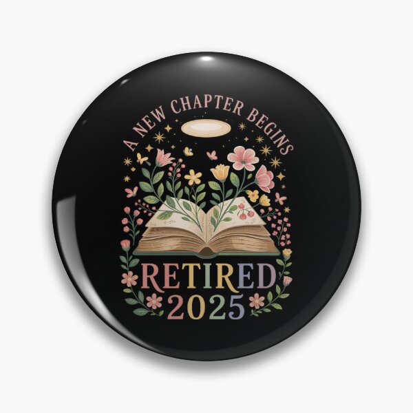 Item preview, Retired 2025 A New Chapter Begins Retirement Teacher Women  designed and sold by RsFilsingerArt.