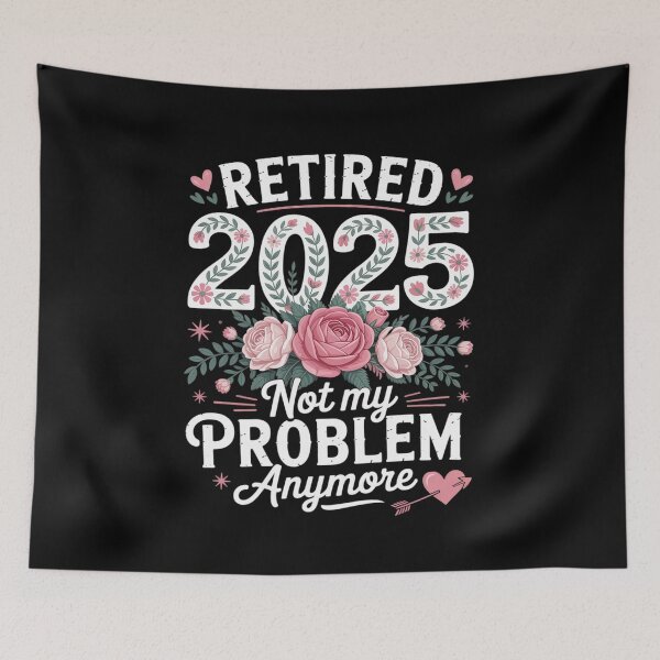 Item preview, Retired 2025 Funny Retirement For Women 2025 Floral  designed and sold by RsFilsingerArt.