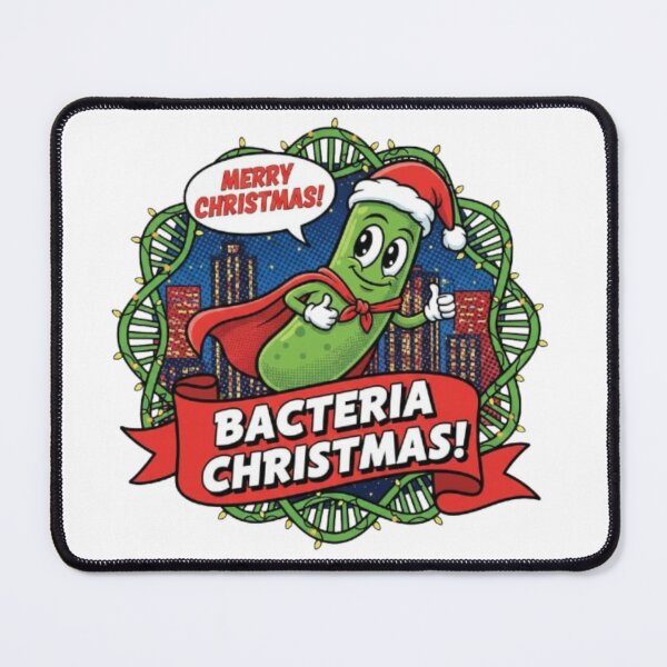 Item preview, Cute Germmas – Cartoon Bacteria in Christmas Style designed and sold by sma44.