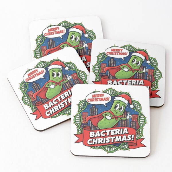 Item preview, Cute Germmas – Cartoon Bacteria in Christmas Style designed and sold by sma44.