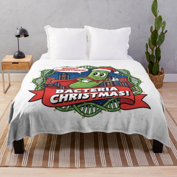 Item preview, Cute Germmas – Cartoon Bacteria in Christmas Style designed and sold by sma44.