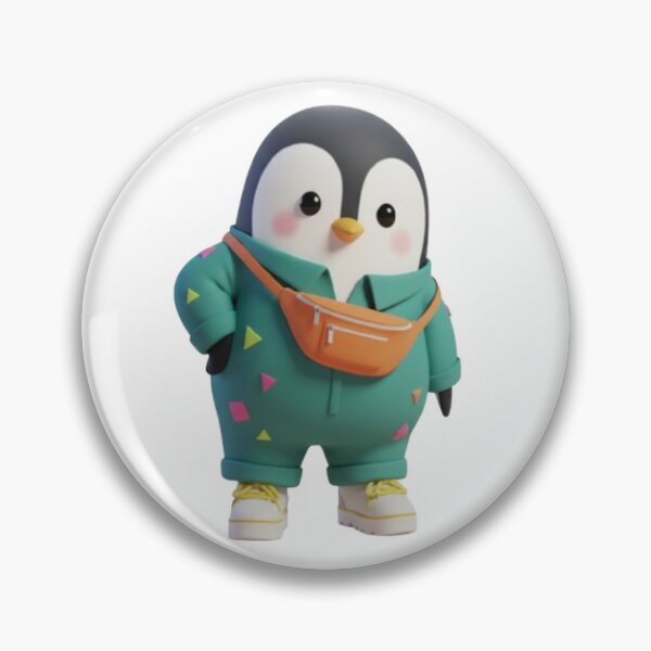 Item preview, Retro POODY Penguin – Vintage Street Style Character Illustration designed and sold by HNstory.