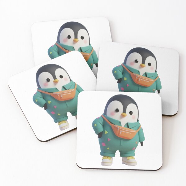 Item preview, Retro POODY Penguin – Vintage Street Style Character Illustration designed and sold by HNstory.