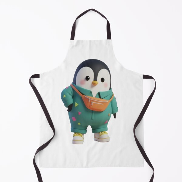 Item preview, Retro POODY Penguin – Vintage Street Style Character Illustration designed and sold by HNstory.