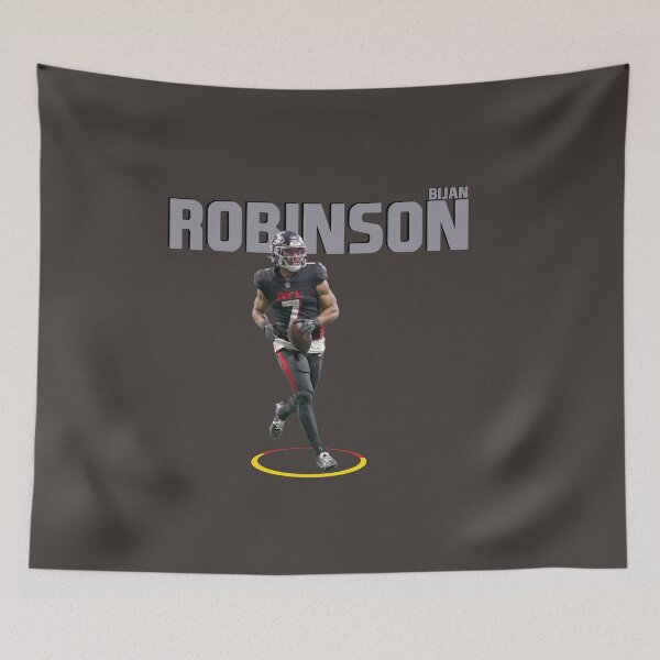 Item preview, Bijan Robinson Falcons Madden Style Football Large Design designed and sold by barefootmk.