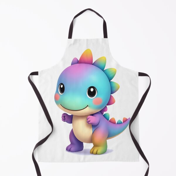 Item preview, Cute Rainbow Baby Dinosaur – Kawaii Pastel Aesthetic Illustration designed and sold by RBToper.