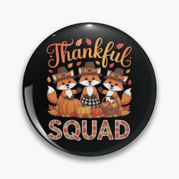 Item preview, Thanksgiving Squad Three Cute Foxes Fall Pumpkins Lover  designed and sold by VerseFarm.
