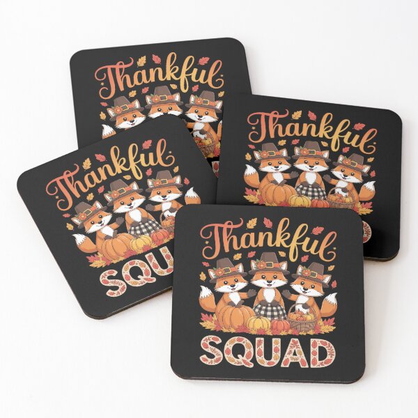 Item preview, Thanksgiving Squad Three Cute Foxes Fall Pumpkins Lover  designed and sold by VerseFarm.