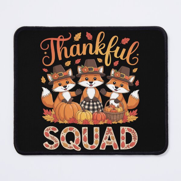 Item preview, Thanksgiving Squad Three Cute Foxes Fall Pumpkins Lover designed and sold by VerseFarm.
