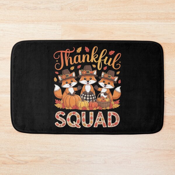 Item preview, Thanksgiving Squad Three Cute Foxes Fall Pumpkins Lover  designed and sold by VerseFarm.