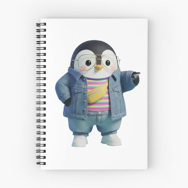 Item preview, Retro POODY Penguin – Vintage Street Style Character Illustration designed and sold by HNstory.