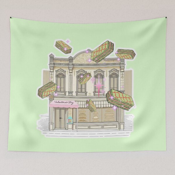Item preview, Magical Bakery Illustration – Dreamy Cake Shop with Floating Desserts designed and sold by Sugar Wisdom .