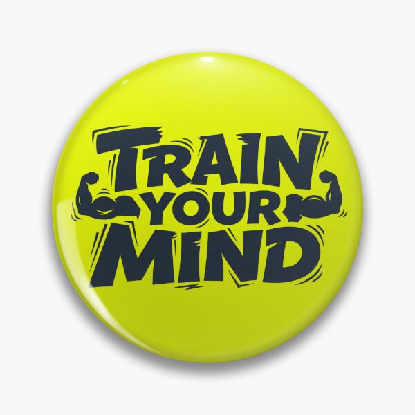 Item preview, Train Your Mind Gym Motivation Typography designed and sold by madwordlab.