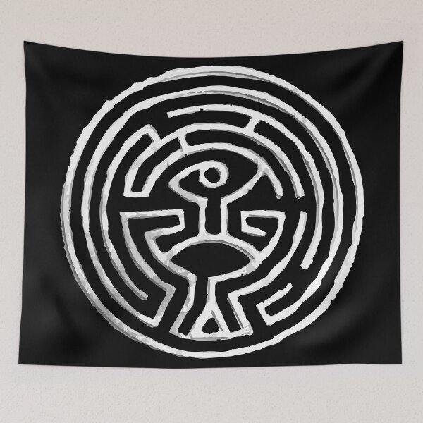 Item preview, The Maze - Consciousness Symbol Art designed and sold by misticalplace.