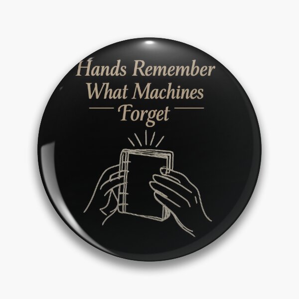 Item preview, Hands Remember what Machines Forget designed and sold by Iail Ioa.