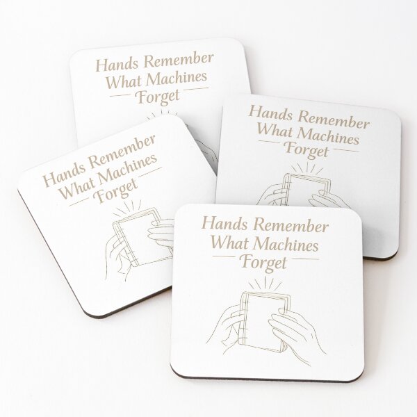 Item preview, Hands Remember what Machines Forget  designed and sold by Iail Ioa.
